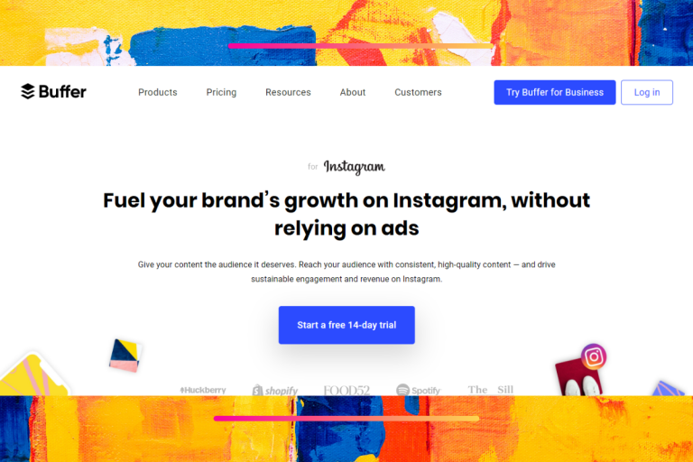 Buffer - One of the Instagram marketing tools