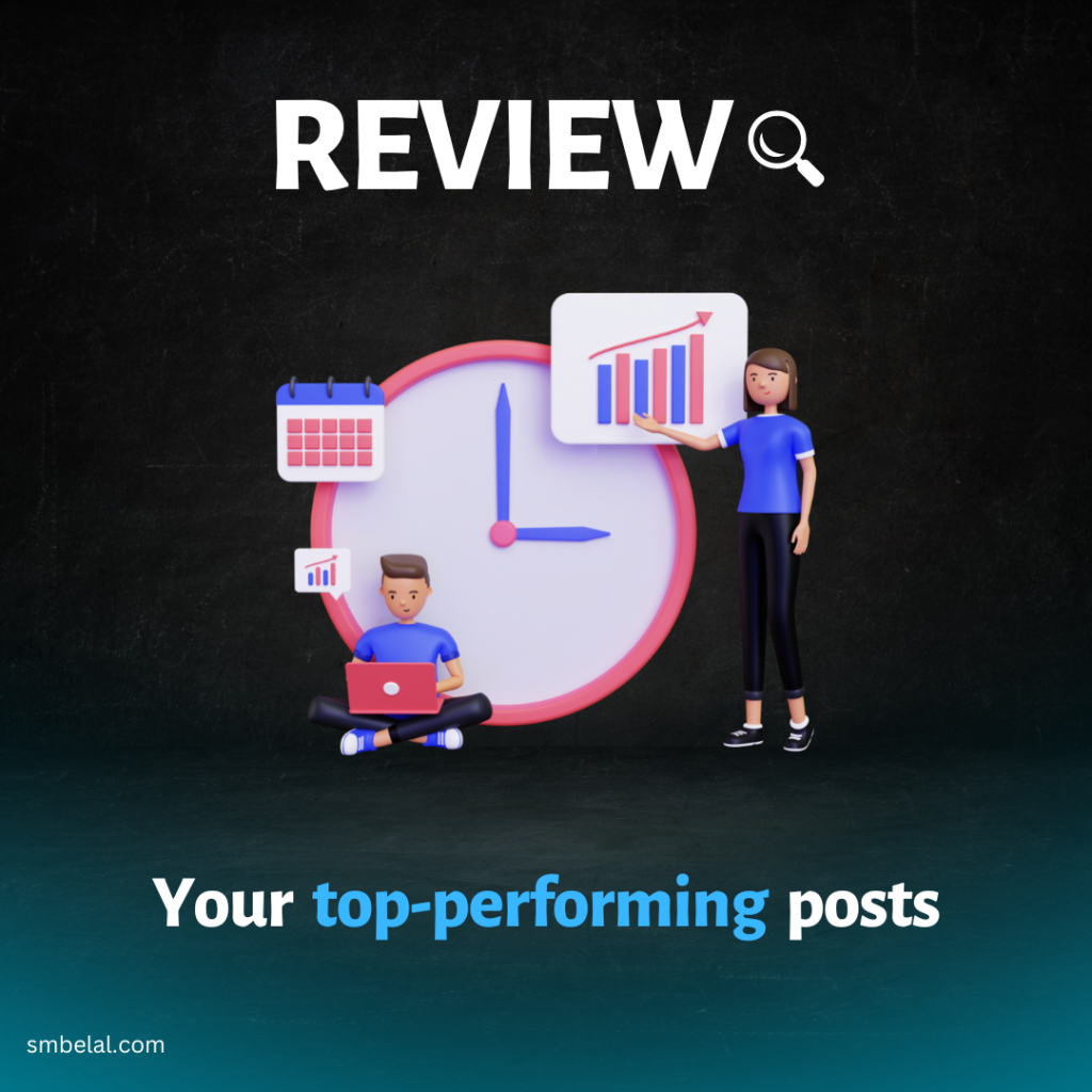 Review your top-performing posts - Best Time to Post on Instagram