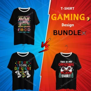 Gaming T-Shirt Design Bundle