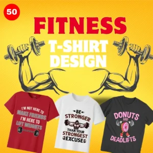 Fitness-shirt Design Bundle