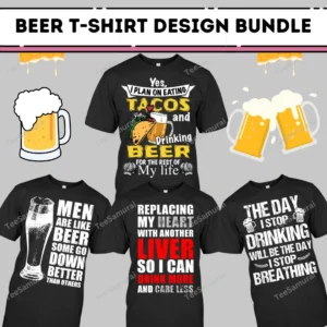Beer T-Shirt Design Bundle