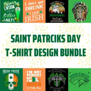 Saint Patricks Day T-Shirt Design Bundle v2